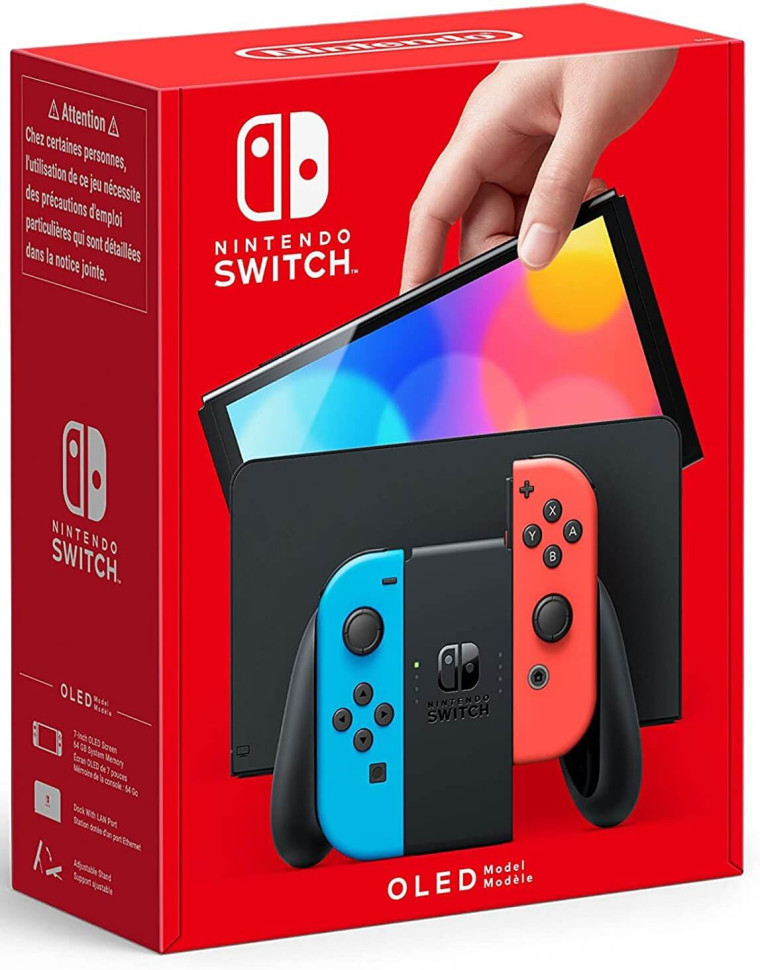 Nintendo Switch OLED (Neon Blue/Neon Red)