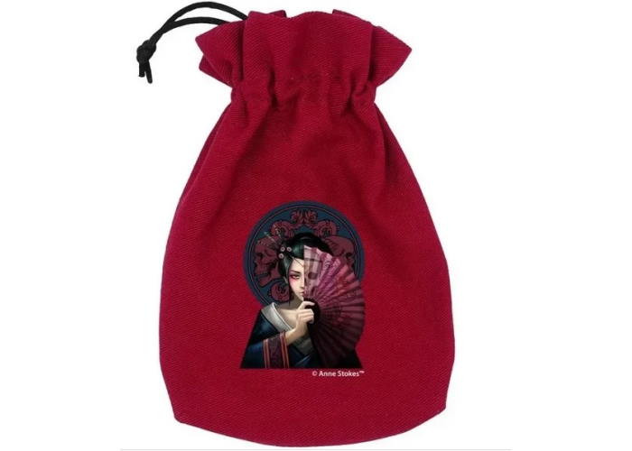 Мішечок для кубиків Anne Stokes Dice Pouch: Geisha Skull (BAST203)