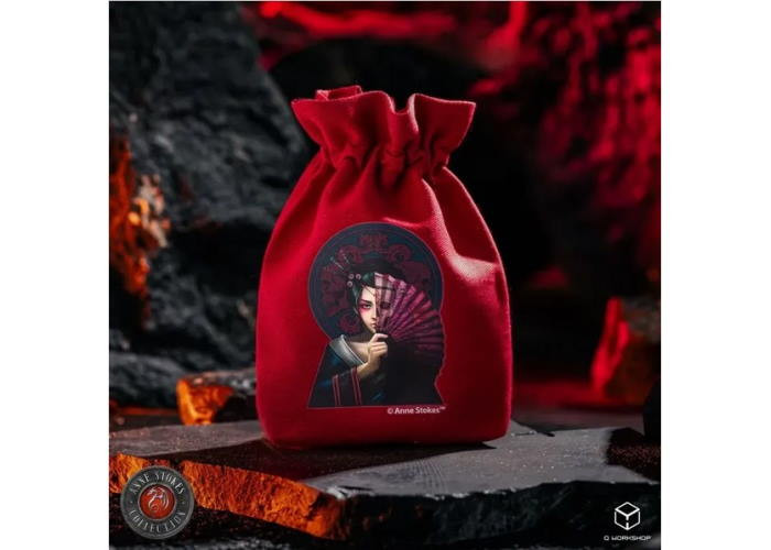 Мішечок для кубиків Anne Stokes Dice Pouch: Geisha Skull (BAST203)