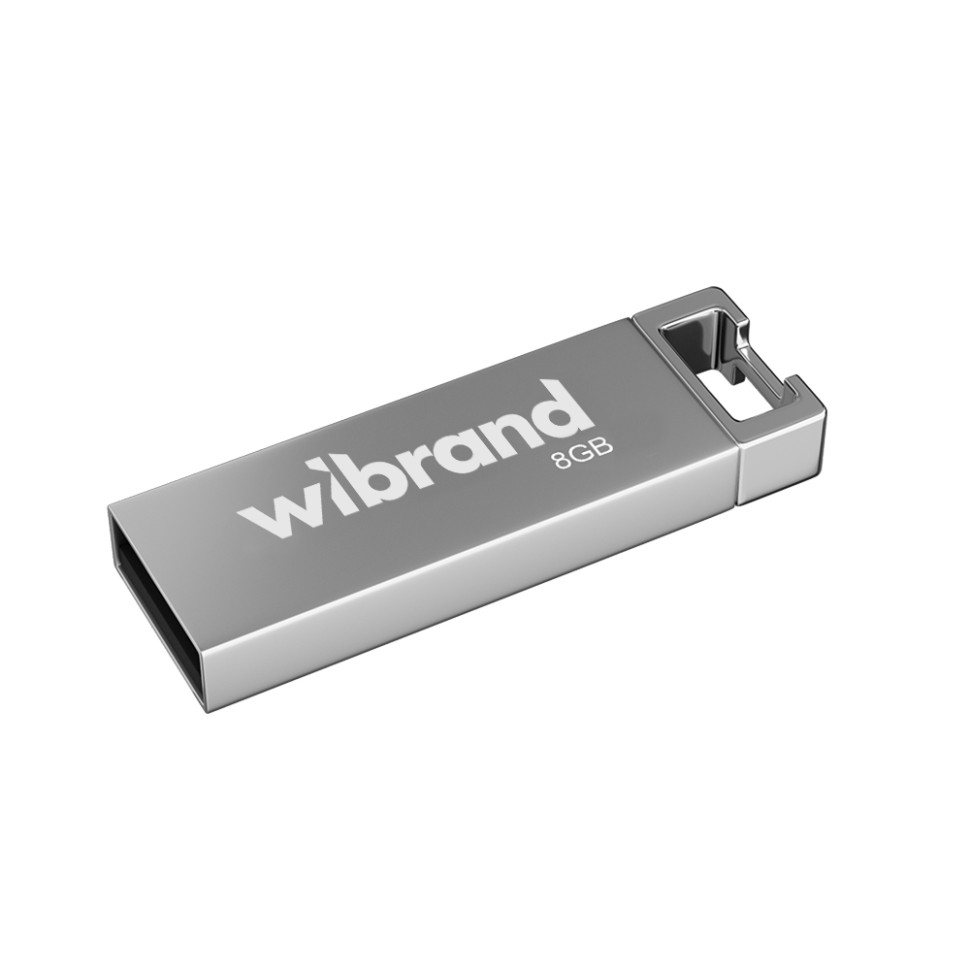 Флеш-накопичувач Wibrand USB 2.0 Chameleon 8Gb Silver (WI2.0/CH8U6S)