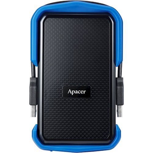 Зовнішній жорсткий диск PHD External 2.5'' Apacer USB 3.1 AC631 2TB Black/Blue (color box) (AP2TBAC631U-1)
