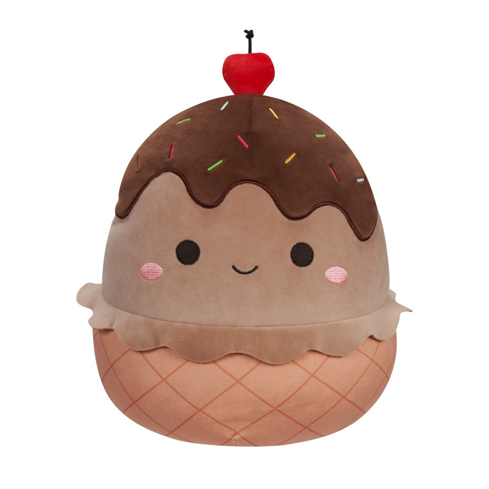 М'яка іграшка SQUISHMALLOWS  -  ШОКОЛАДНЕ МОРОЗИВО (30 cm)