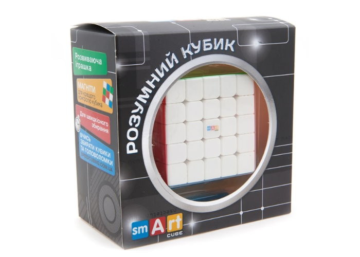Розумний Кубик 5х5 Магнітний без наліпок кольоровий пластик (Smart Cube 5х5 Magnetic Stickerless) (SC505)