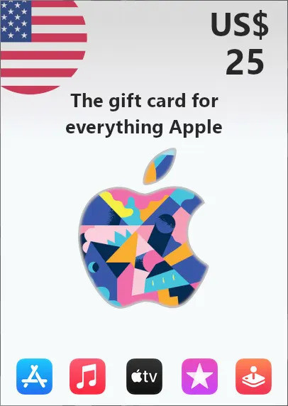 iTunes 25 USD | USA обліковий запис тільки (Ключ активації)