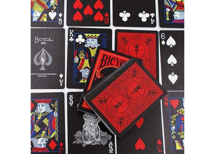 United States Playing Card Company Карти гральні Bicycle - Reverse (Red & Black) (ВР_КИРРБ)