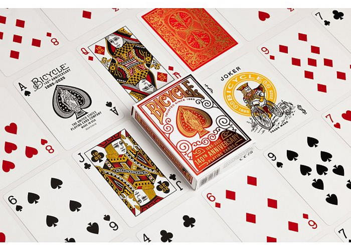 United States Playing Card Company Карти гральні Bicycle 140th Anniversary (ВР_КИ140А)