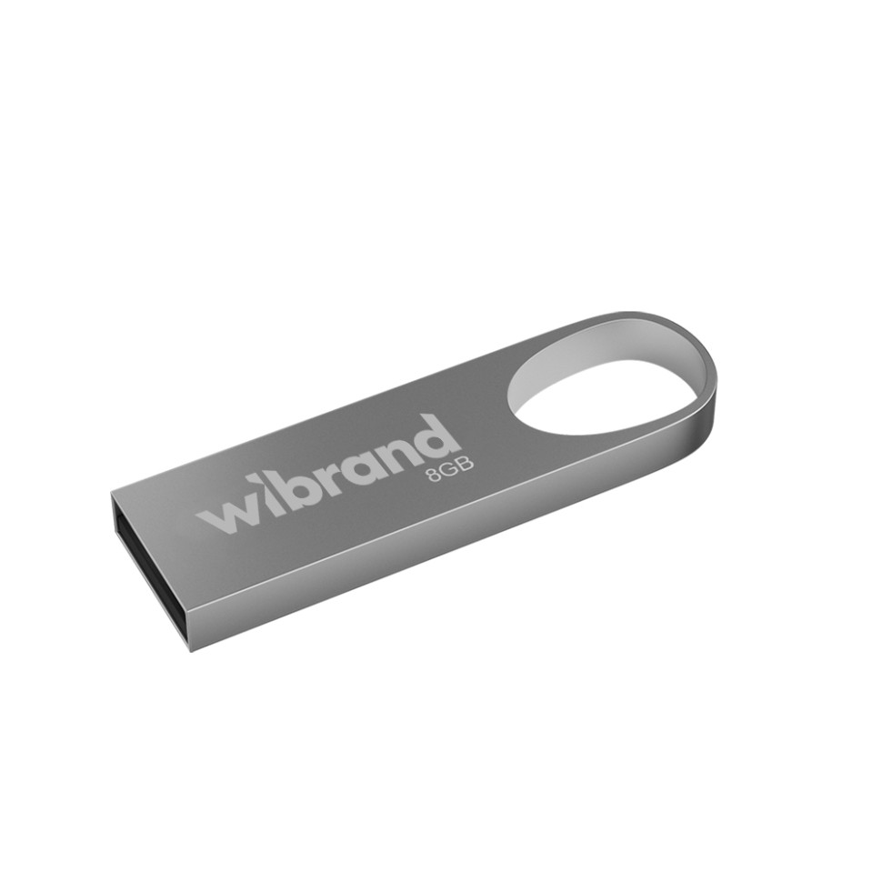 Флеш-накопичувач Wibrand USB 2.0 Irbis 8Gb Silver (WI2.0/IR8U3S)