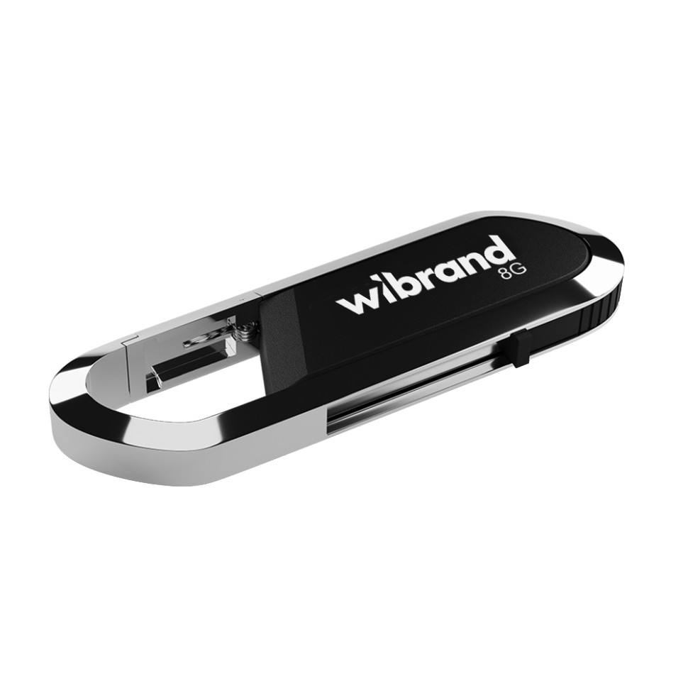 Флеш-накопичувач Wibrand USB 2.0 Aligator 8Gb Black (WI2.0/AL8U7B)