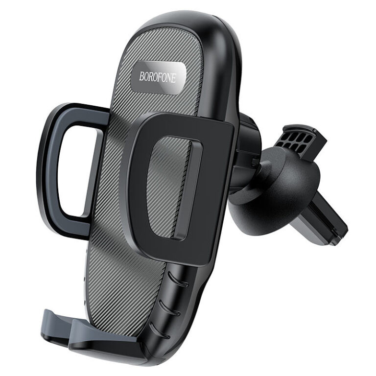 Автотримач для телефона BOROFONE BH52 Windy air outlet car holder Black Grey (6931474751850)