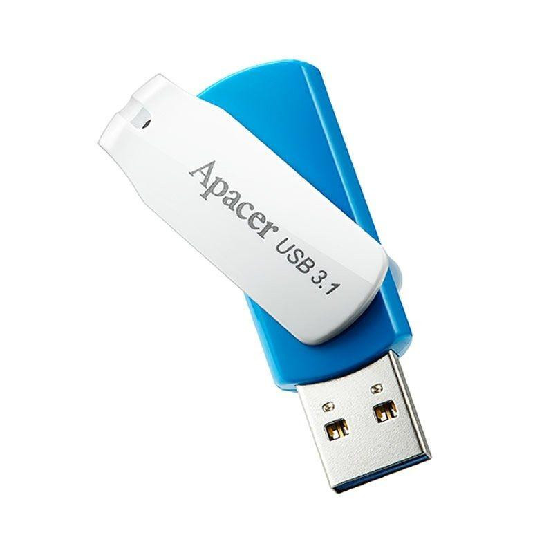 Флеш-накопичувач Apacer USB 3.2 Gen 1 AH357  32GB Blue/White (AP32GAH357U-1)