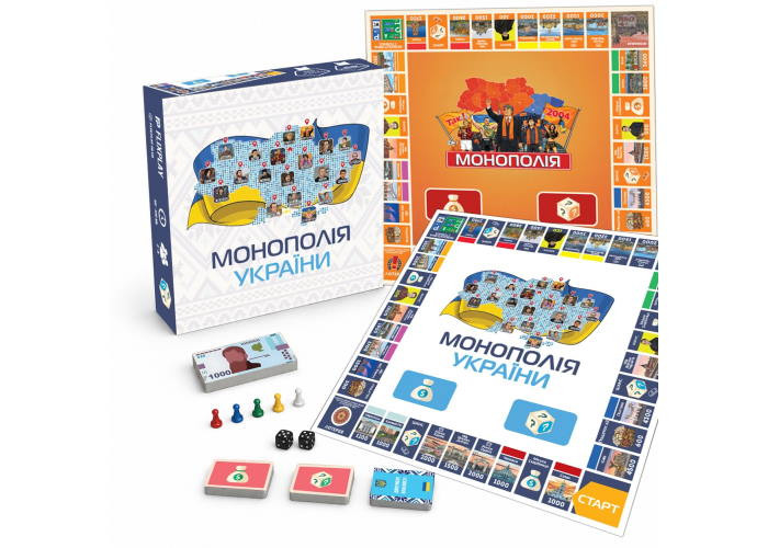Настільна гра PLAYROOM Монополія України (укр.) (PLR-0044)