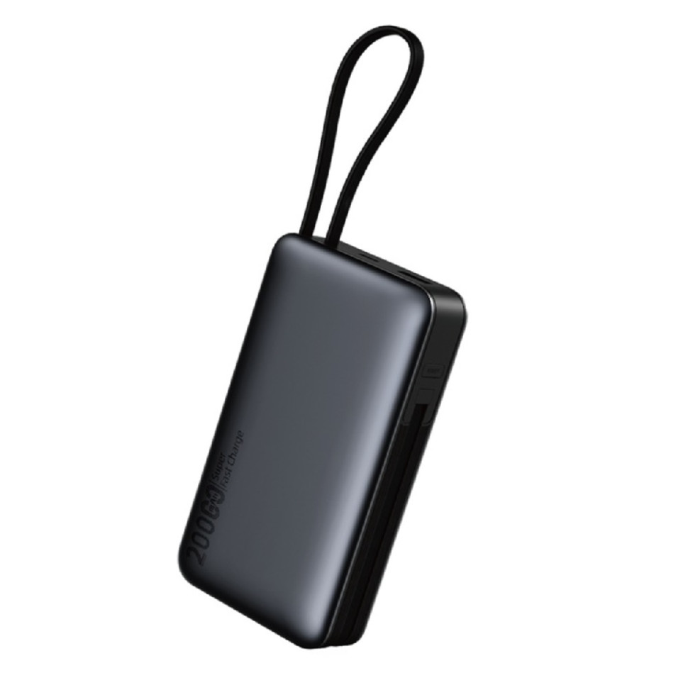 Зовнішній акумулятор WUW Y65 （PD 65W quick charge) 20000mAh Black (Y65)