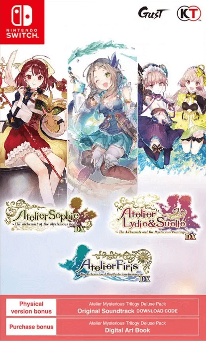 Гра Atelier Mysterious Trilogy Deluxe Pack (Nintendo Switch)