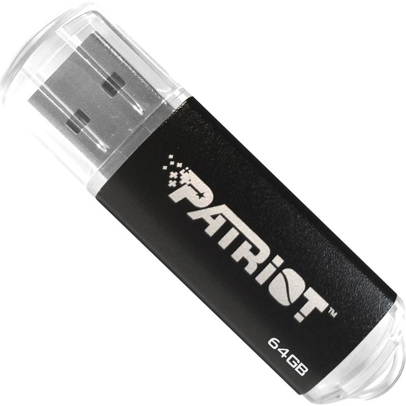 Флеш-накопичувач Patriot USB 2.0 Xporter Pulse 64GB Metal/Black (PSF64GXPPBUSB)