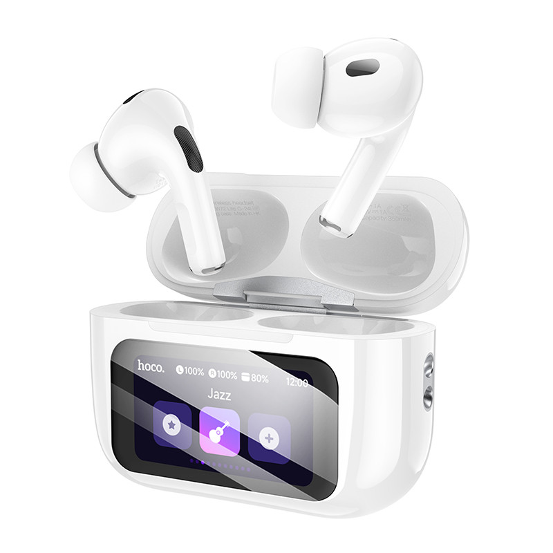 Бездротові навушники HOCO EW72 Lite Soar true wireless touch screen BT headset White (6942007651004)