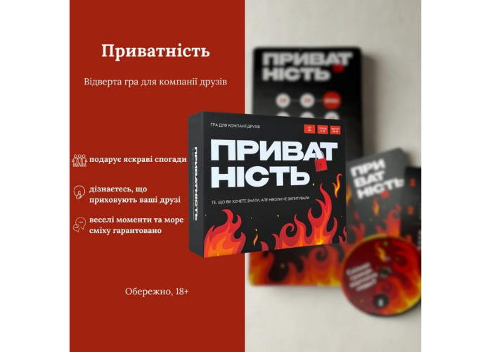 Настільна гра Gamesly Приватність (укр.) (ВР_ПРВТ)