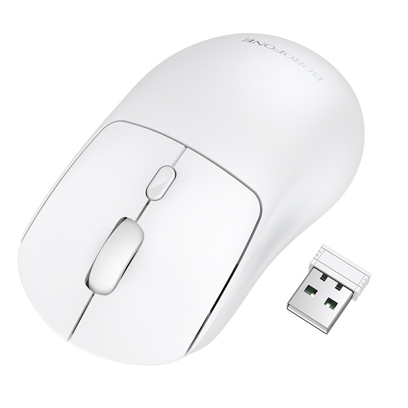 Маніпулятор миша BOROFONE BG151 Cielo dual-mode wireless mouse White (6941991127694)
