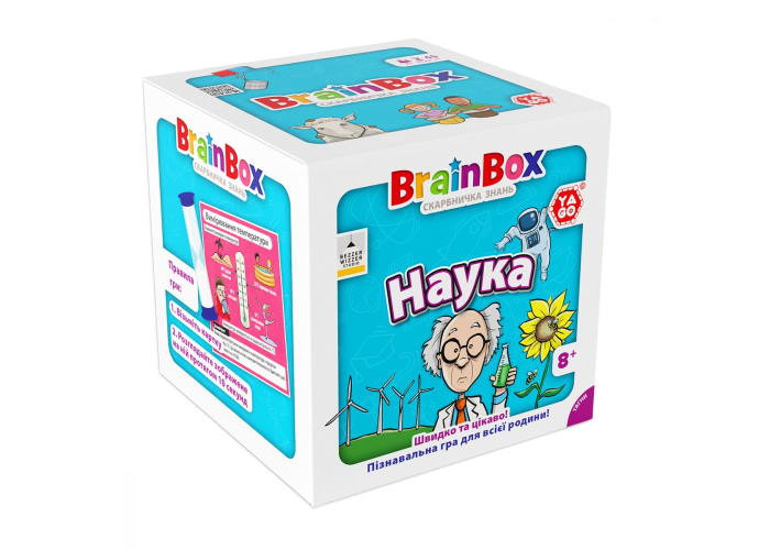 Настільна гра YaGo BrainBox Наука (укр.) (BZZBRSC01UA)
