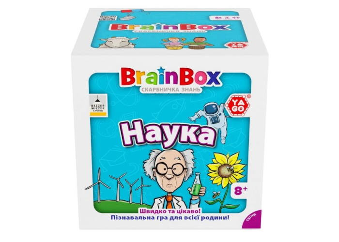 Настільна гра YaGo BrainBox Наука (укр.) (BZZBRSC01UA)