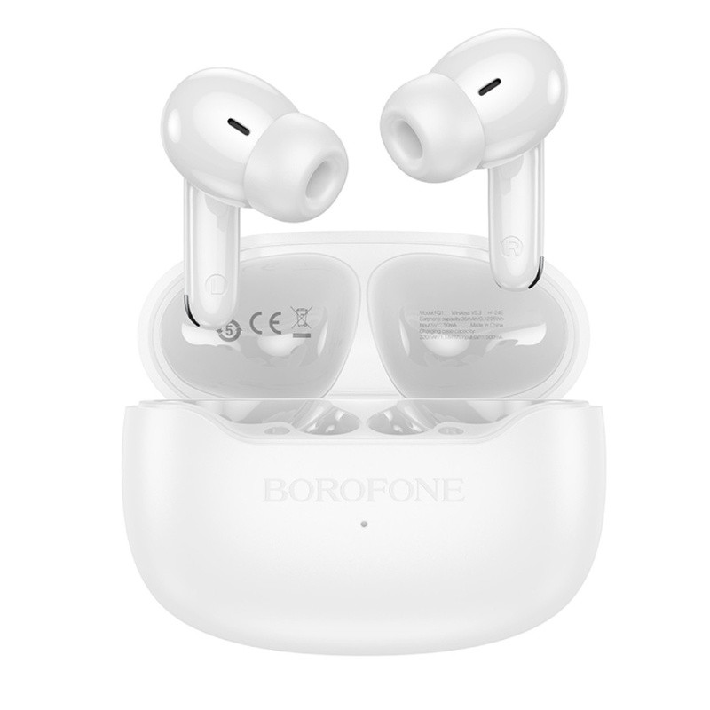 Бездротові навушники BOROFONE FQ1 Shine wireless BT headset White (6941991113291)