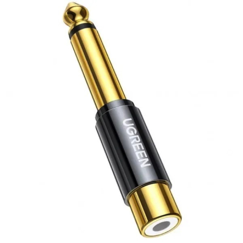 Аудіо адаптер UGREEN AV169 6.35mm Male to RCA Female Adapter(UGR-80731) (UGR-80731)