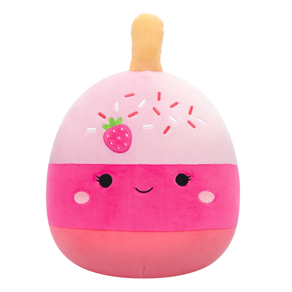 М'яка іграшка SQUISHMALLOWS  -  ПОЛУНИЧНИЙ КЕЙК-ПОП ПАМА (30 cm)
