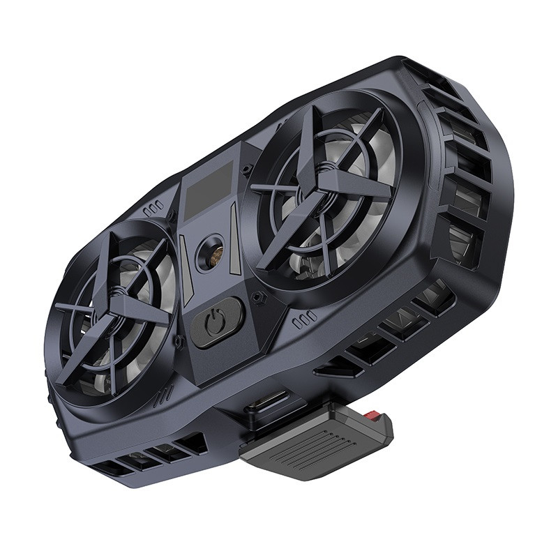 Кулер для мобільного телефона GM36 Mustango mobile phone dual cooler Black (6942007645058)