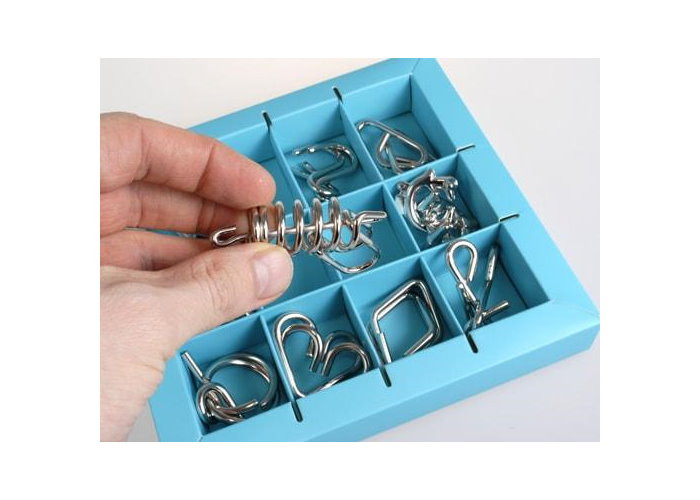 Набір головоломок Metal Puzzles (10 шт.) (блакитний) (10 Metal Puzzles Вlue) (473356)