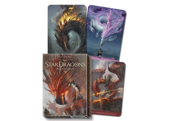 SCARABEO Карти Оракул Зоряні дракони (StarDragons Oracle Tarot by Paolo Barbieri) (ВР_КТОЗД)