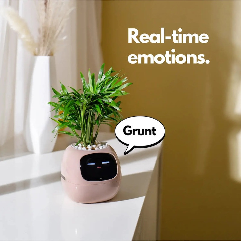 Інтерактивний розумний горщик для рослин Ivy Smart Planter Tuya AI, Green (ISPTAG)