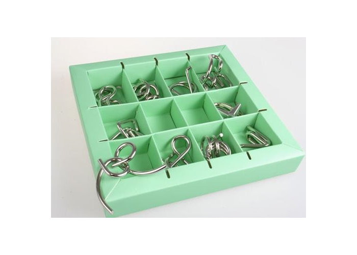 Набір головоломок Metal Puzzles (10 шт.) (зелений) (10 Metal Puzzles Green) (473357)