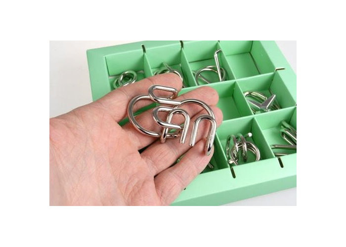 Набір головоломок Metal Puzzles (10 шт.) (зелений) (10 Metal Puzzles Green) (473357)
