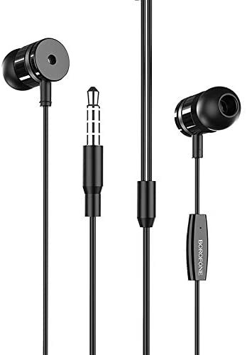 Навушники BOROFONE BM31 Mysterious universal earphones with mic Black (6931474704313)