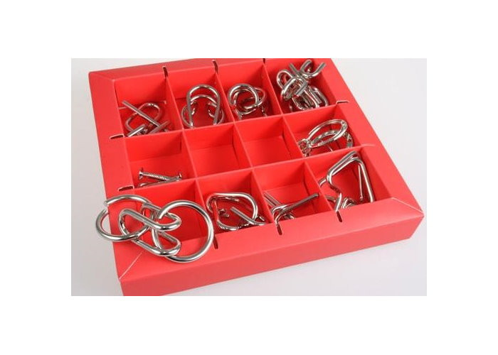 Набір головоломок Metal Puzzles (10 шт.) (червоний) (10 Metal Puzzles Red) (473358)