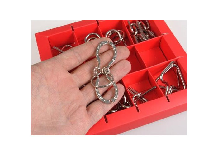 Набір головоломок Metal Puzzles (10 шт.) (червоний) (10 Metal Puzzles Red) (473358)