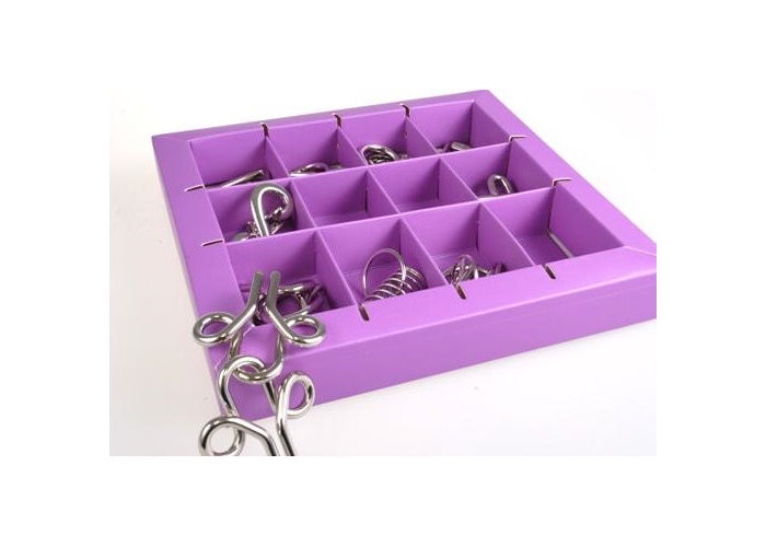 Набір головоломок Metal Puzzles (10 шт.) (фіолетовий) (10 Metal Puzzles Violet) (473359)