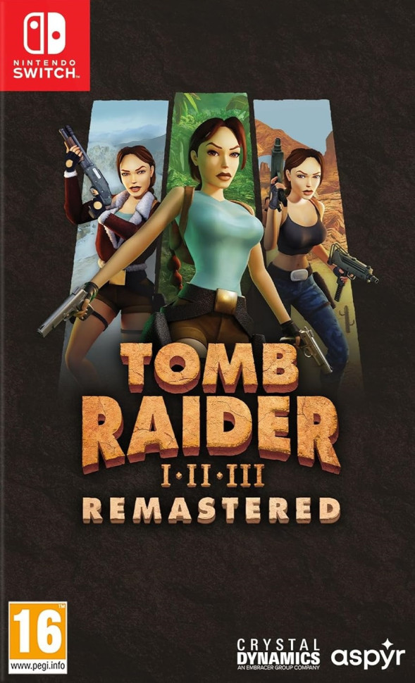 Гра Tomb Raider I-III Remastered (Nintendo Switch) (українські субтитри)