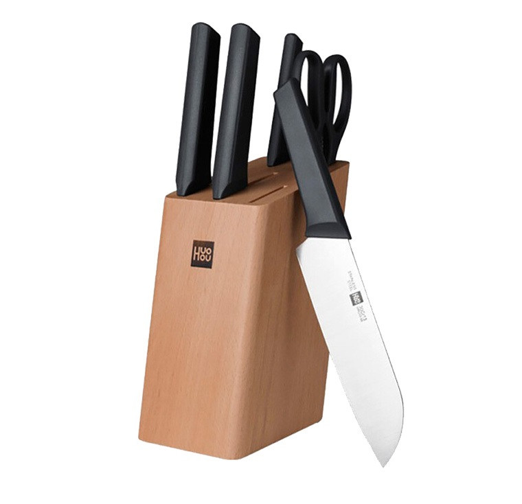 Набір ножів з 6 предметів Xiaomi HuoHou Hot Youth Set Of 6 Stainless Steel (HU0057)