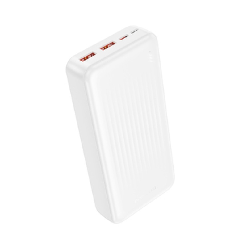 Зовнішній акумулятор BOROFONE BJ80A Clever 22.5W+PD20W fully compatible power bank(20000mAh) White (6941991121623)