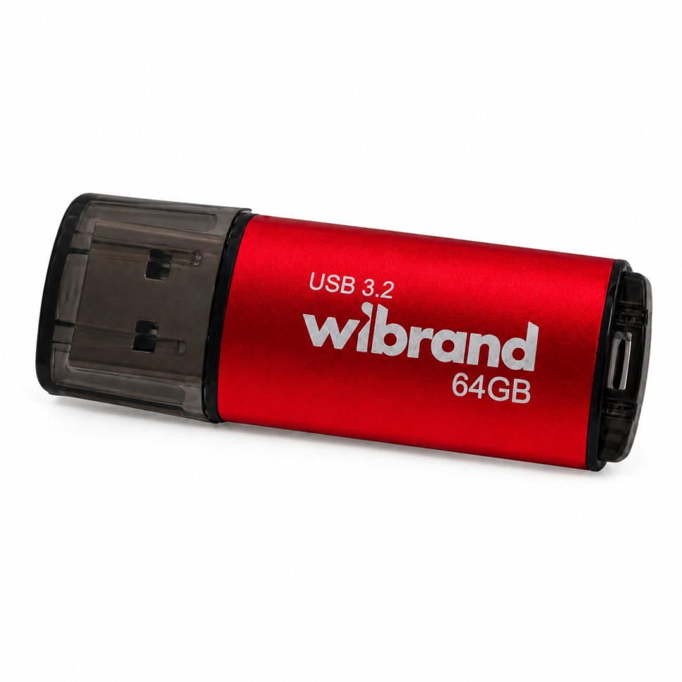 Флеш-накопичувач Wibrand USB 3.2 Gen1 Ladybug 64GB Red (WI3.2/LB64P10S)
