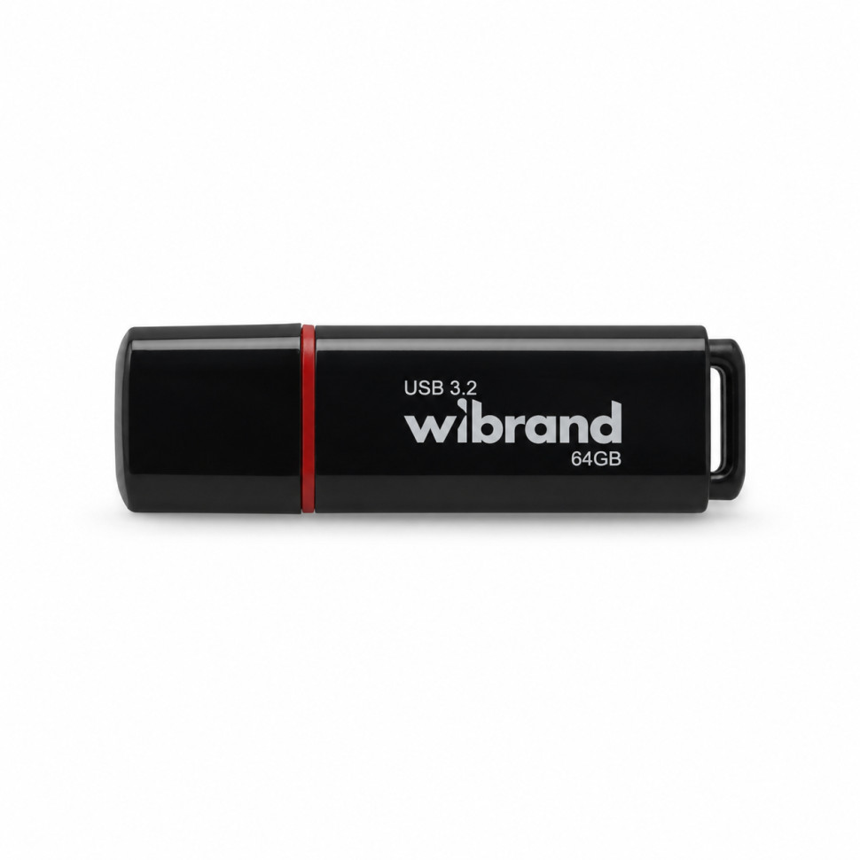 Флеш-накопичувач Wibrand USB 3.2 Gen1 Scarab 64GB Black (WI3.2/SC64P11B)
