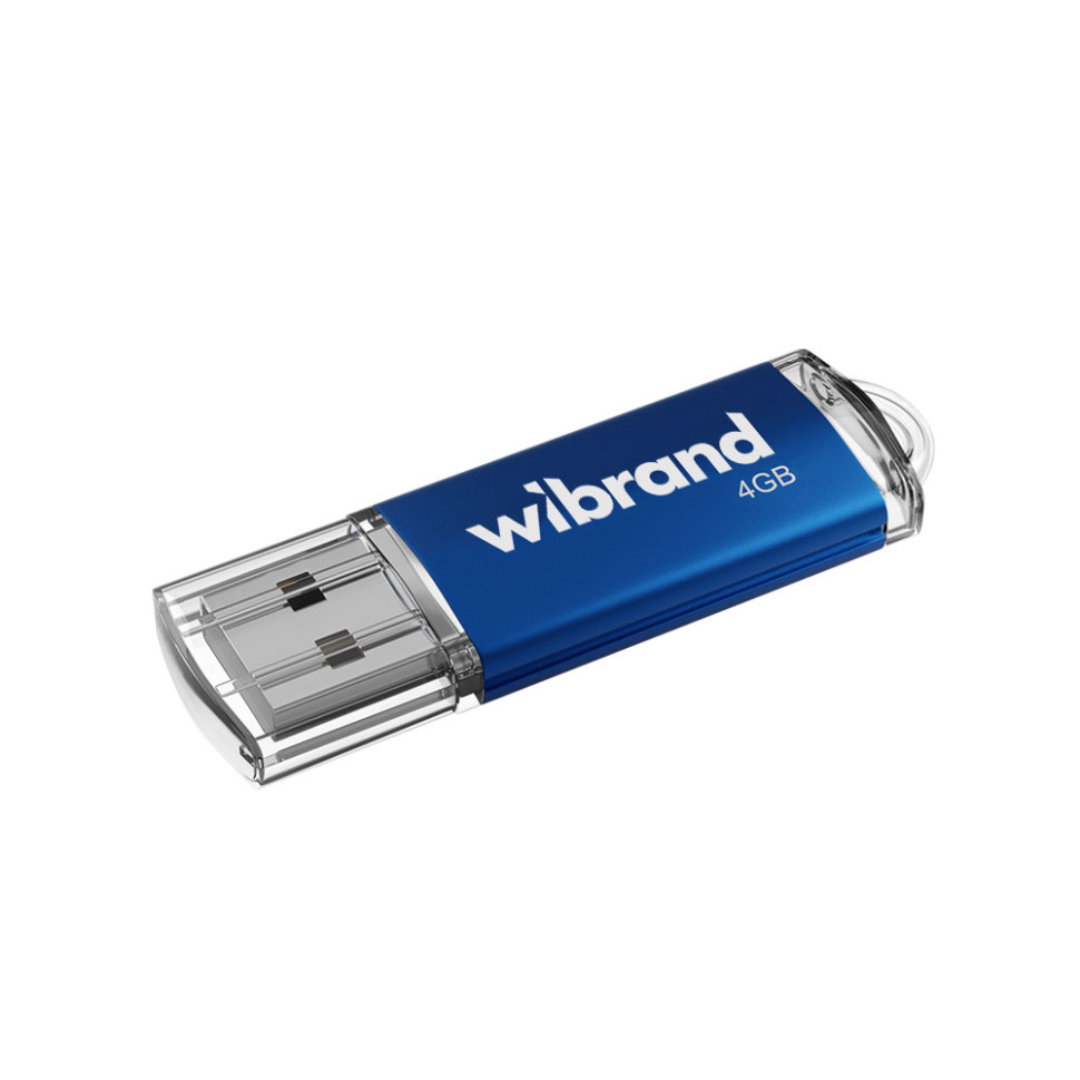 Флеш-накопичувач Wibrand USB 2.0 Cougar 4Gb Blue (WI2.0/CU4P1U)