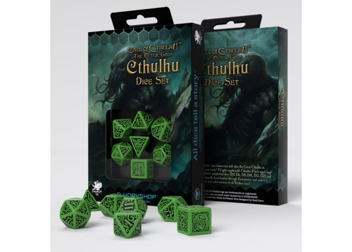 Набір кубиків COC The Outer Gods Cthulhu Dice Set (7 шт.) (SCTC16)