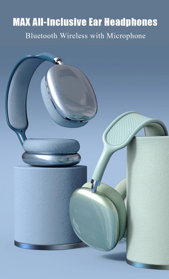 Бездротові накладні навушники HOCO W35 Air Triumph BT headset Blue (6942007616355)