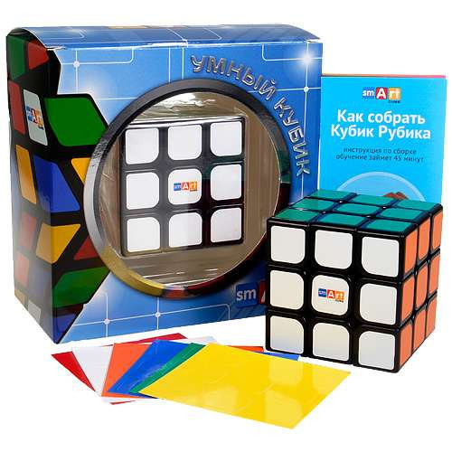 Розумний Кубик 3х3 Фірмовий Плюс чорний (Smart Cube 3x3 Black) (1503030435)