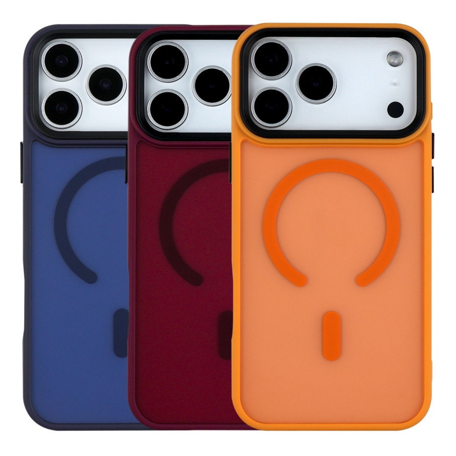 Чохол TPU+PC ShadowMat with MagSafe для iPhone 17 Pro Max Bordo