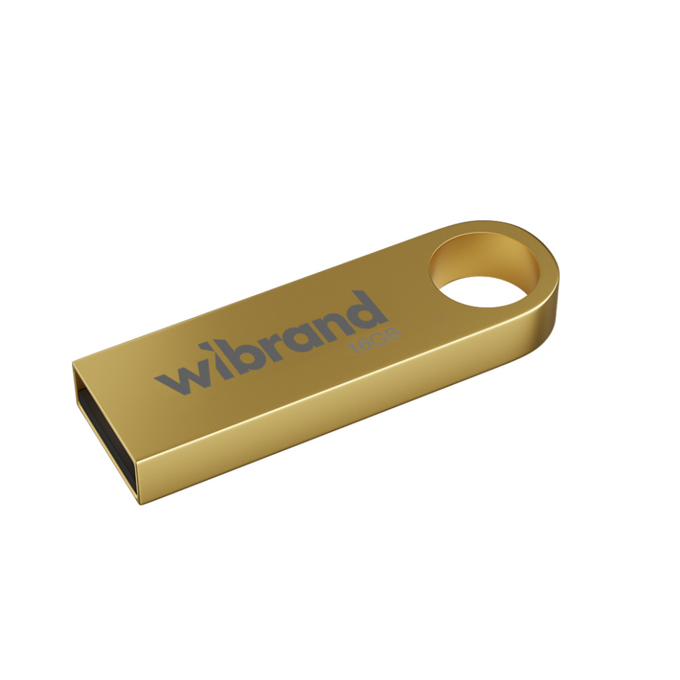 Флеш-накопичувач Wibrand USB 2.0 Puma 16Gb Gold (WI2.0/PU16U1G)