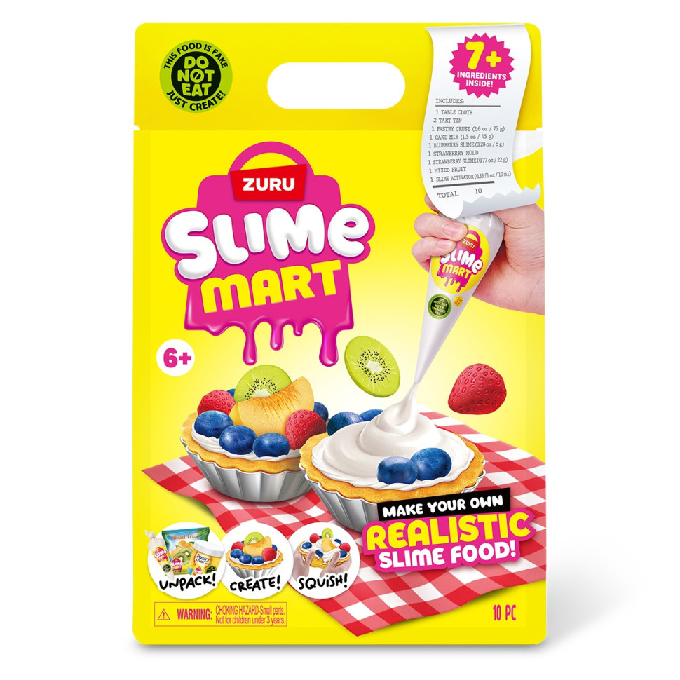 Ігровий набір зі слаймами SLIME MART серії "Shopping Bag"  -  ФРУКТОВИЙ ТАРТ