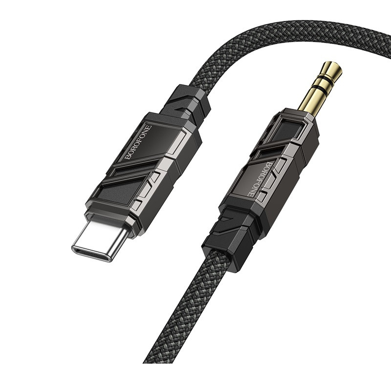 Аудіокабель BOROFONE BL22 Dignity digital audio conversion cable Type-C Black (6941991117763)