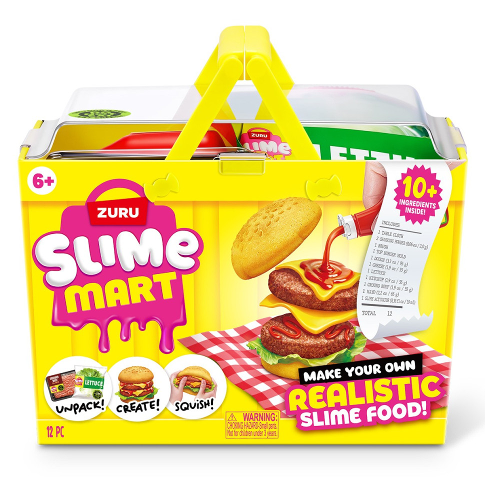 Ігровий набір зі слаймами SLIME MART серії "Shopping Basket"  -  БУРГЕР